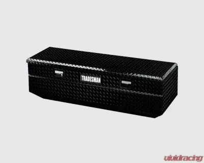 Tradesman Aluminum Flush Mount Truck Tool Box Full/Wide 36" Black - 79436WB