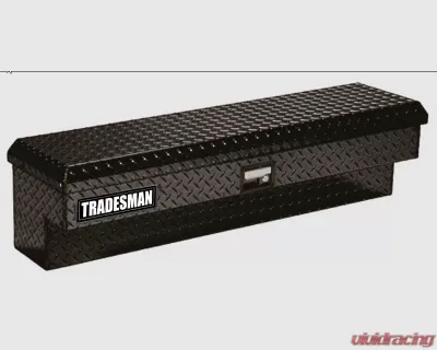 Tradesman Aluminum Side Bin Truck Tool Box 48" Black - 79748