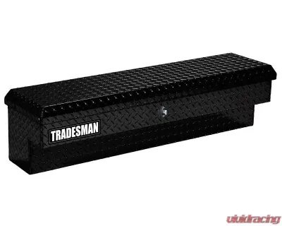 Tradesman Aluminum Side Bin Truck Tool Box With Push Button 48" Black - 79748PB