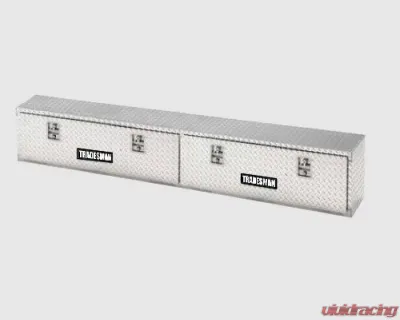 Tradesman Aluminum Top Mount L-Wing Box (96in.) - Brite - 8196T