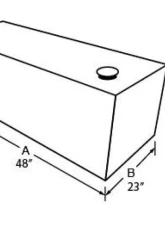 Tradesman Steel Rectangular Liquid Storage Tank 48" Full Size White                                     - 83010T - Image 2