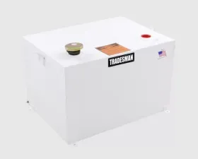 Tradesman Steel Rectangular Liquid Storage Tank White