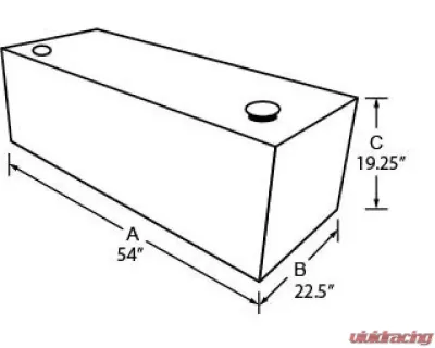 Tradesman Steel Full Size Rectangular Liquid Storage Tank - White - 83099