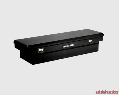 Tradesman Steel Cross Bed Truck Tool Box 70" Front Black - 86401