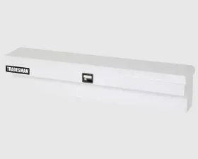 Tradesman Steel Side Bin Truck Tool Box (48in.) - White