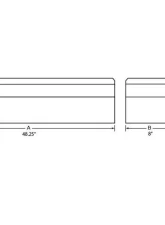 Tradesman Steel Side Bin Truck Tool Box (48in.) - White                                     - 86748 - Image 2