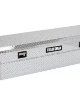 Tradesman Aluminum Single Lid Cross Bed Truck Tool Box 71" Brite                                     - 9100DBT - Image 2