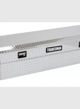 Tradesman Aluminum Single Lid Cross Bed Truck Tool Box 70" Brite 9100T                                     - 9100T - Image 2