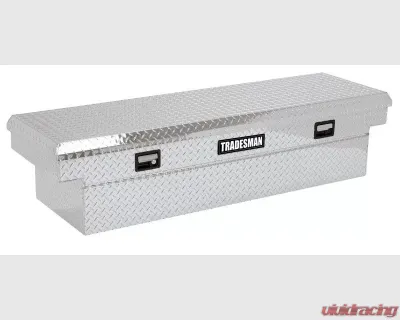 Tradesman Aluminum Single Lid Cross Bed Truck Tool Box 70" Brite 9100T - 9100T