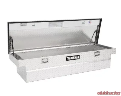Tradesman Aluminum Single Lid Cross Bed Truck Tool Box 70" Brite 9100T - 9100T
