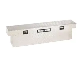 Tradesman Aluminum Single Lid Cross Bed Truck Tool Box 63.75