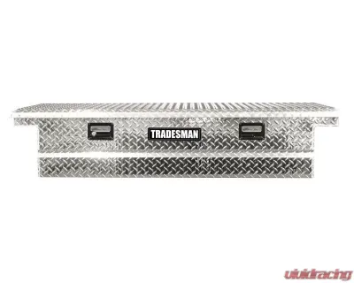 Tradesman Aluminum Single Lid Cross Bed Truck Tool Box 62.38" Brite - 9304