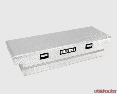 Tradesman Aluminum Single Lid Cross Bed Truck Tool Box 62.38" Brite - 9304