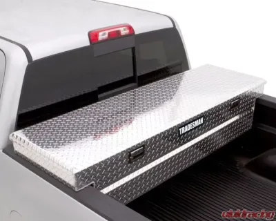 Tradesman Aluminum Single Lid Cross Bed Truck Tool Box 62.38" Brite - 9304