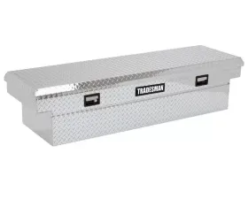 Tradesman Aluminum Single Lid HD 28 Cross Bed Truck Tool Box Deep Well (72in.) - Brite