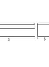 Tradesman Aluminum Side Bin Truck Tool Box 60" Brite                                     - 9760 - Image 2