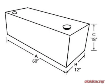 Tradesman Steel Full-Mid Size Vertical Liquid Storage Tank 60" Black - 73750