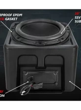 SSV Works Lighted 3-Speaker Audio System w/ JVC Polaris Ranger XP1000 2018-2023                                     - RG4-Q3V1 - Image 4