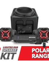 SSV Works Lighted 3-Speaker Audio System w/ Ride Command Polaris Ranger XP1000 2018-2023                                     - RG4-Q3VRC - Image 7