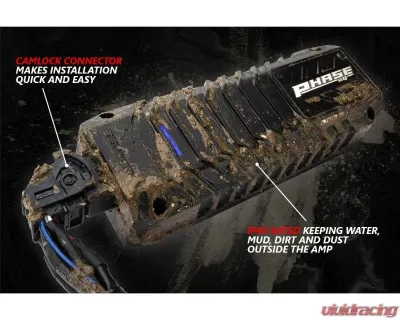 SSV Works Lighted 3-Speaker Audio System w/ Ride Command Polaris Ranger XP1000 2018-2023 - RG4-Q3VRC