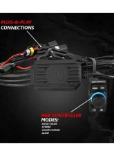 SSV Works Lighted 5-Speaker Audio System w/ Ride Command Polaris Ranger XP1000 2018-2023                                     - RG4-Q5VRC - Image 2