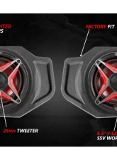 SSV Works Lighted 5-Speaker Audio System w/ Ride Command Polaris Ranger XP1000 2018-2023                                     - RG4-Q5VRC - Image 3