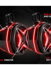 SSV Works Lighted 5-Speaker Audio System w/ Ride Command Polaris Ranger XP1000 2018-2023                                     - RG4-Q5VRC - Image 4