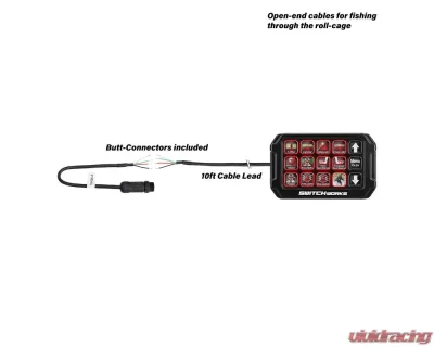SWITCH Works Alpha12 Digital Smart Switcher with 12-Outputs & Rollcage Mount - 230-SW-E12CU-C175