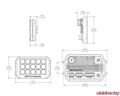 SWITCH Works Alpha12 Digital Smart Switcher with 12-Outputs & Rollcage Mount - 230-SW-E12CU-C175