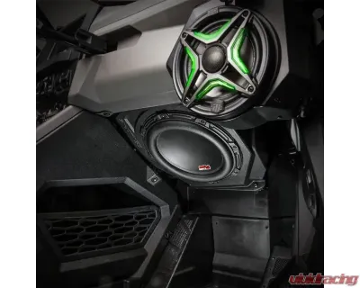 SSV Works Under-Dash 10" Ported Subwoofer Enclosure With SSV V-Spec Sub 4 Ohm Polaris RZR Pro R | Turbo R | Pro XP 2020-2024 - 240-RZ5-UDP10V4