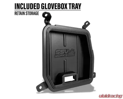 SSV Works Under-Dash 10" Ported Subwoofer Enclosure With SSV V-Spec Sub 2 Ohm Polaris RZR Pro R | Pro XP 2025+ - 240-RZ6-UDP10V