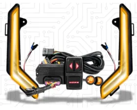 SWITCH Works Street-Legal Tango2 Turn-Signal Plug-&-Play Kit with Licence Plate Frame Can-Am Defender 2020-2026