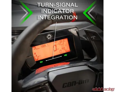 SWITCH Works Street-Legal Tango2 Turn-Signal Plug-&-Play Kit with Licence Plate Frame Can-Am Defender 2020-2026 - 250-SWTSL-DEFLP