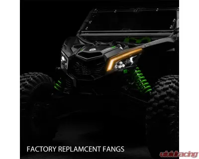 SWITCH Works Street-Legal Tango2 Turn-Signal Plug-&-Play Kit with Licence Plate Frame Can-Am Maverick R 2024-2026 - 250-SWTSL-MAVRLP