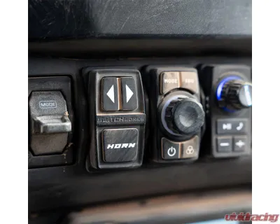 SWITCH Works Street-Legal Tango2 Turn-Signal Plug-&-Play Kit with Licence Plate Frame Can-Am Maverick R 2024-2026 - 250-SWTSL-MAVRLP