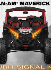 SWITCH Works Street-Legal Tango2 Turn-Signal Plug-&-Play Kit with Licence Plate Frame Can-Am Maverick R 2024-2026                                     - 250-SWTSL-MAVRLP - Image 7