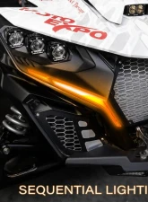 SWITCH Works Street-Legal Tango2 Turn-Signal Plug-&-Play Kit with Licence Plate Frame Can-Am Maverick X3 2017-2026                                     - 250-SWTSL-X3LP - Image 2