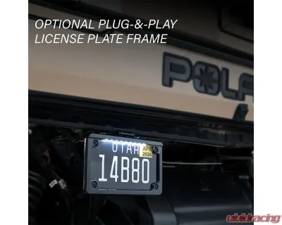 SWITCH Works Street-Legal Tango2 Turn-Signal Plug-&-Play Kit with Licence Plate Frame Can-Am Maverick X3 2017-2026 - 250-SWTSL-X3LP