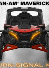 SWITCH Works Street-Legal Tango2 Turn-Signal Plug-&-Play Kit with Licence Plate Frame Can-Am Maverick X3 2017-2026                                     - 250-SWTSL-X3LP - Image 8