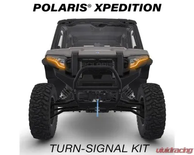 SWITCH Works Turn-Signal Plug-&-Play Kit with Licence Plate Frame Polaris Xpedition | Xpedition AVD 2DR | 4DR 2024-2026 - 250-SWTSL-XPDPL