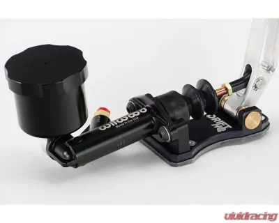 Drift HQ Silver Handle Pull Back Style Compact Hydraulic E-Brake w/ 5/8 Wilwood Master & Standalone Reservoir DHQ-HYDROEBRAKE-60-4-stand-uni-5/8 - DHQ-HYDROEBRAKE-60-4-stand-uni-5/8