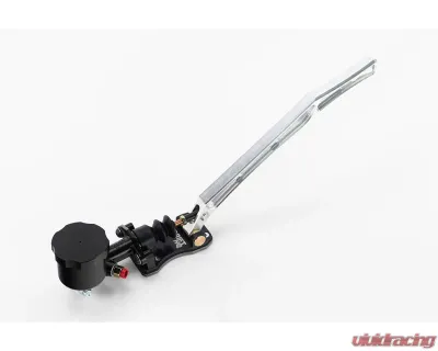Drift HQ Silver Handle Pull Back Style Compact Hydraulic E-Brake w/ 5/8 Wilwood Master & Standalone Reservoir DHQ-HYDROEBRAKE-60-4-stand-uni-5/8 - DHQ-HYDROEBRAKE-60-4-stand-uni-5/8
