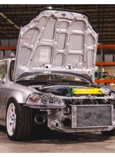 Chase Bays -16AN Tucked Aluminum Radiator Only Honda Civic | Integra                                     - CB-11RAD-16AN - Image 11