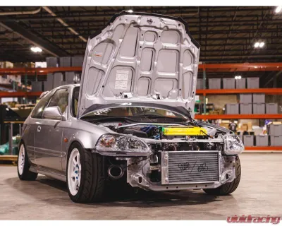 Chase Bays -16AN Tucked Aluminum Radiator Only Honda Civic | Integra - CB-11RAD-16AN