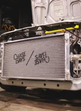 Chase Bays -16AN Tucked Aluminum Radiator Only Honda Civic | Integra                                     - CB-11RAD-16AN - Image 13