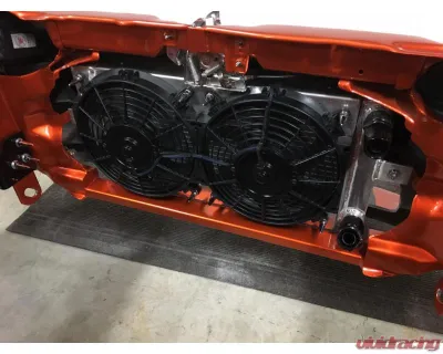 Chase Bays -16AN Tucked Aluminum Radiator Only Honda Civic | Integra - CB-11RAD-16AN