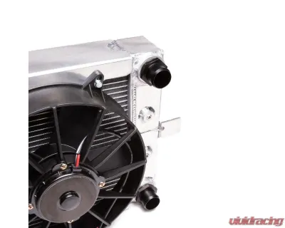 Chase Bays -16AN Tucked Aluminum Radiator with 2 12in Ultra Fans Nissan 240SX S13 | S14 | S15 1989-2002 - CB-14RAD-16AN-11UFAN
