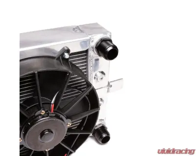 Chase Bays -16AN Tucked Aluminum Radiator with 2 12in Ultra Fans Nissan 240SX S13 | S14 | S15 1989-2002 - CB-14RAD-16AN-11UFAN