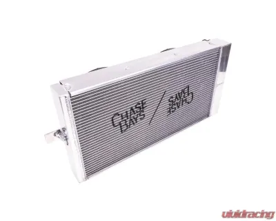 Chase Bays -16AN Tucked Aluminum Radiator with 2 12in Ultra Fans Nissan 240SX S13 | S14 | S15 1989-2002 - CB-14RAD-16AN-11UFAN