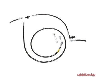 Chase Bays Pass Thru-Inline | Single Rearr Caliper OE MC Hydro Handbrake Line Kit Toyota AE86 Corolla 1983-1987 - CB-AE86-OEMC/HB